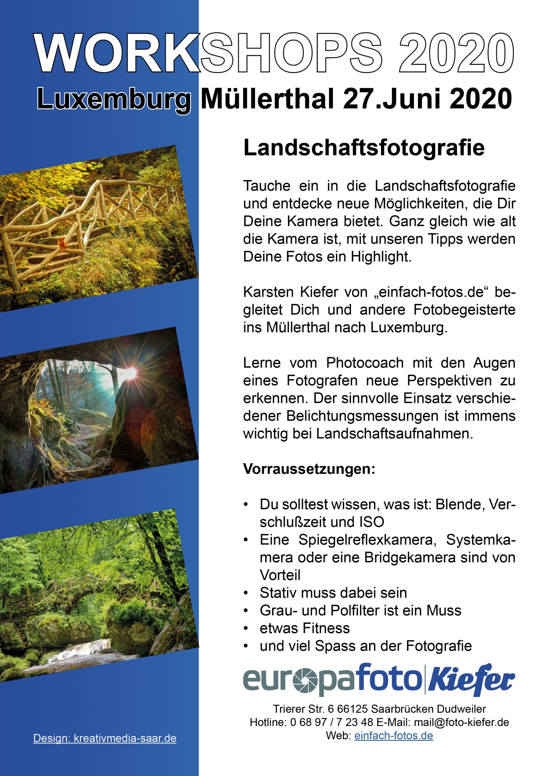 Steinbrücke über dem Schéissendëmpel im grünen Wald des Müllerthals in Luxemburg