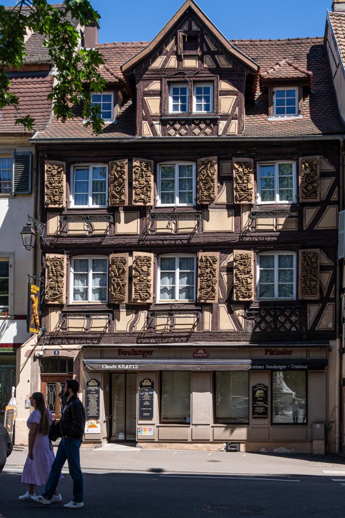 Historisches Fachwerkhaus in der Altstadt von Colmar
